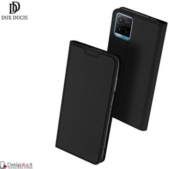 Dux Ducis Skin Pro dirbtinės odos dėklas - juodas (Vivo Y35/Y22/Y22S) Dux Ducis Skin Pro dirbtinės odos dėklas - juodas (Vivo Y35/Y22/Y22S)